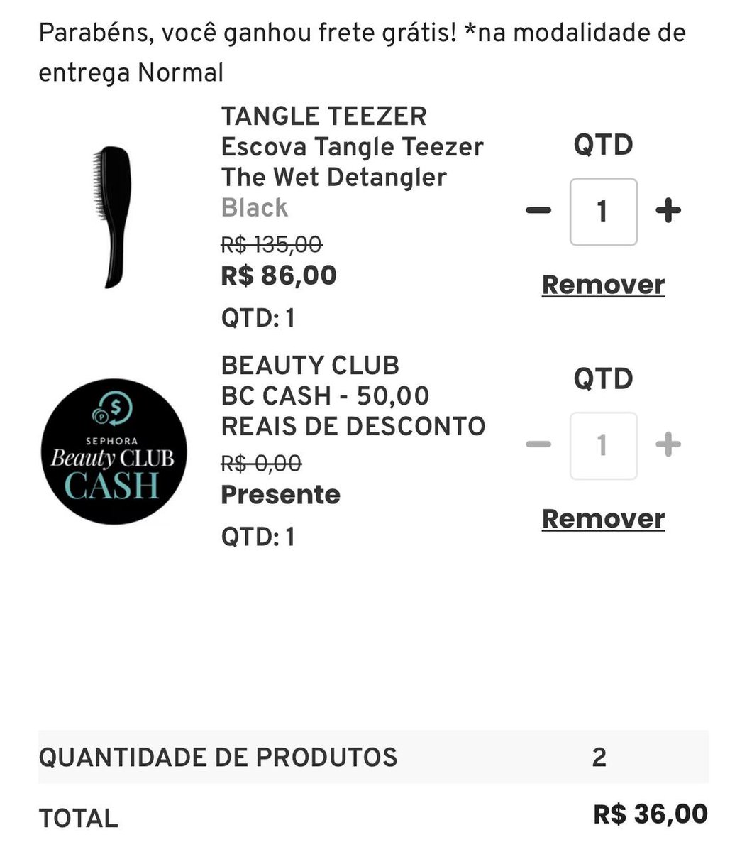 GENTE! Tangle Teezer The Wet Detangler com 36% off, saindo por R$86 + FRETE GRÁTIS 😱

Se tiver mil pontos do Beauty Club pra trocar, dá pra levar ela por R$36 🆘 Usem pelo link por favor!

promo.cristiane.co/tangle-teezer-…