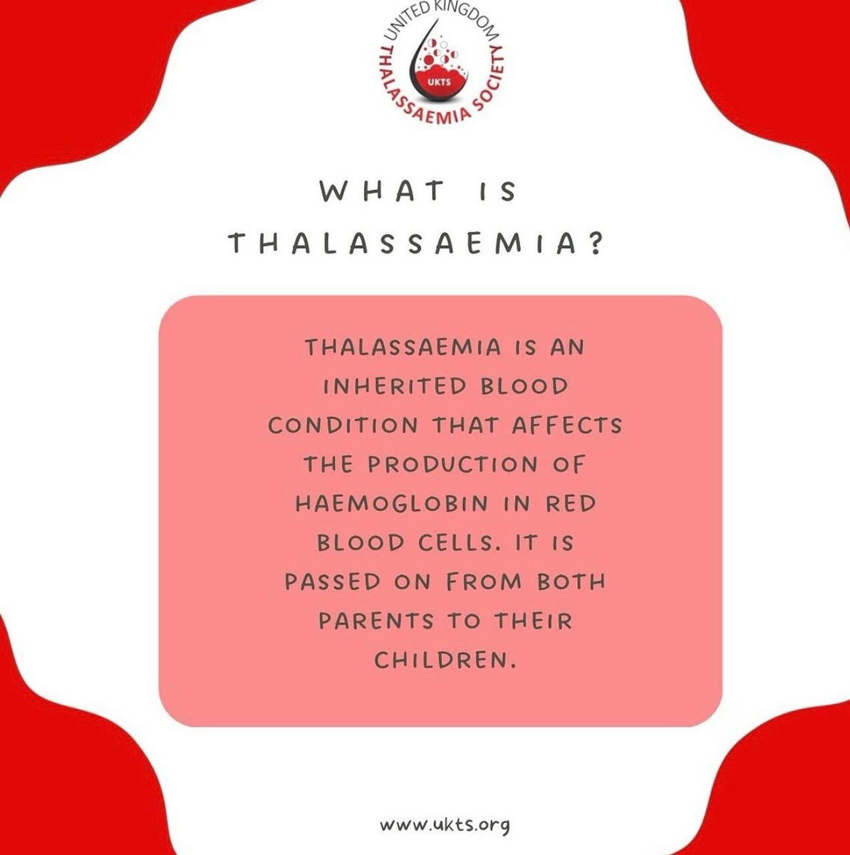 It’s been a while since we shared some basic #thalassaemia facts with you! To celebrate International Thalassaemia Day 2024, we have created some new educational material for social media- please share it with everyone you know! #teamukts #ITD2024 #WorkingForThalassaemia