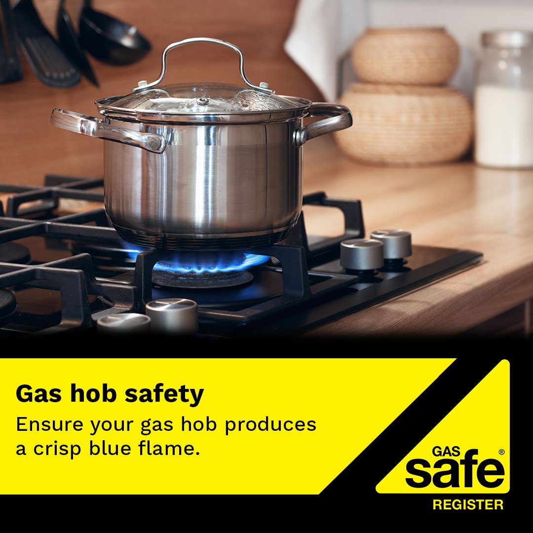 GasSafeRegister's tweet image. Noticed any oddities with your gas appliances? If a gas hob produces a lazy, yellow flame rather than a crisp blue one, this may indicate that the appliance is unsafe. For more #GasSafe advice, visit bit.ly/HomeGasSafety. #SpringSafety