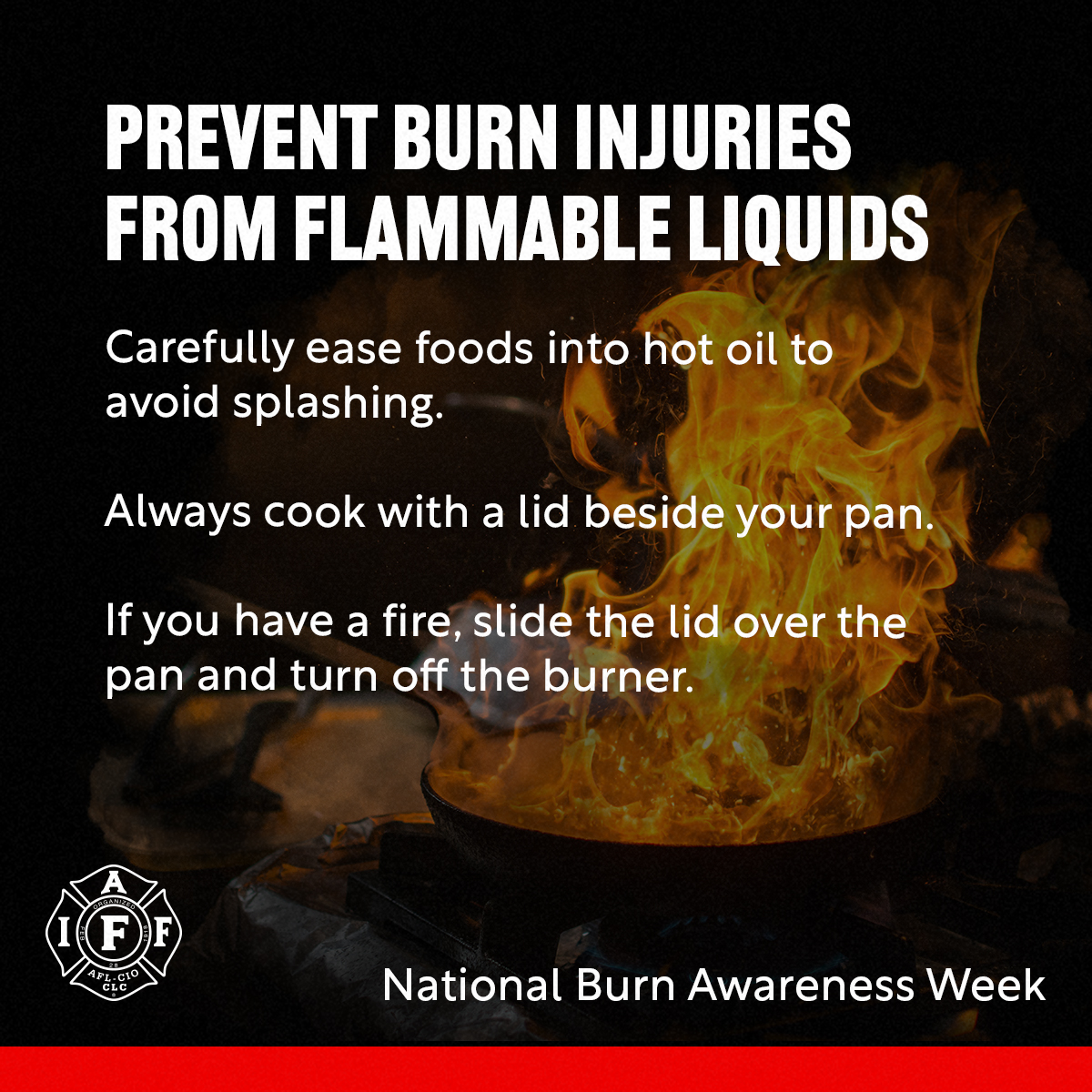 This week (6 – 12 May) is National Burn Awareness Week. The theme for this year is preventing flammable liquid burn injuries. #BurnsAwarenessWeek highlights the importance of the safe handling of flammable liquids, both in the home and at work. Safety starts with us! #JoburgCares