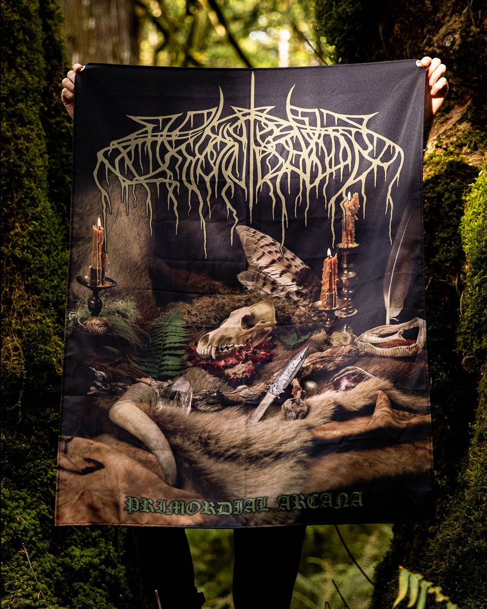 Primordial Arcana flags have been restocked in the official WITTR merch store. The Cascadian altar was captured on medium format film by Samael Samael

wittr-merch.com/collections/ac…