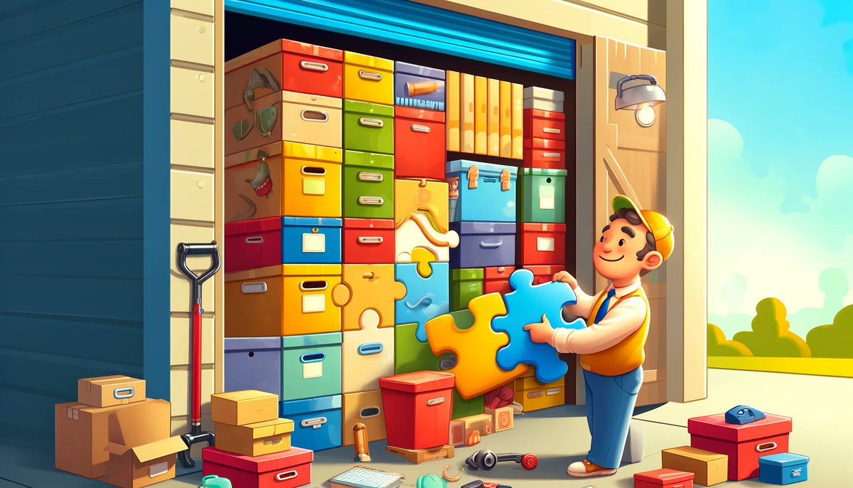 #WednesdayWisdom 🗝️ Midweek tip: Organise your storage like you're solving a puzzle. Every piece has its place, and every item should fit just right. Need help? We're just a call away! #OrganiseWithEase #StorageTips