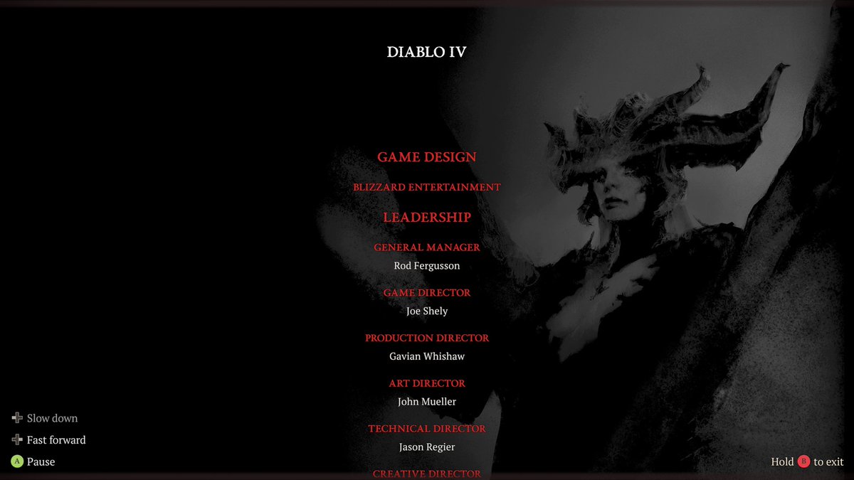 Credits rolled was an awesome ride 
#Diablo4