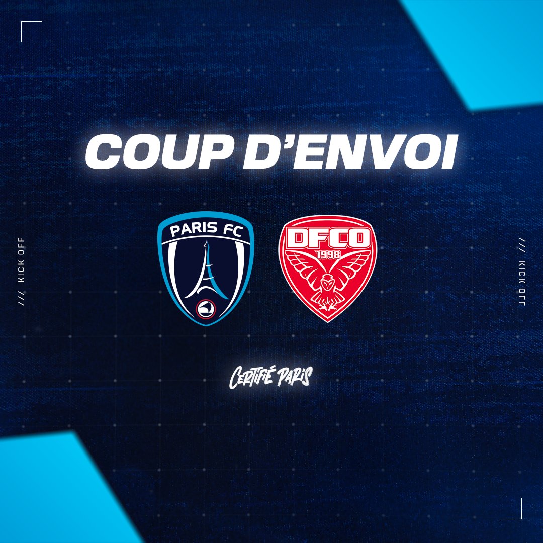 🔛 1' C'est parti au Stade Charléty ! 🔥 𝐀𝐥𝐥𝐞𝐳 𝐏𝐚𝐫𝐢𝐬 🔥 0⃣-0⃣ #PFCDFCO