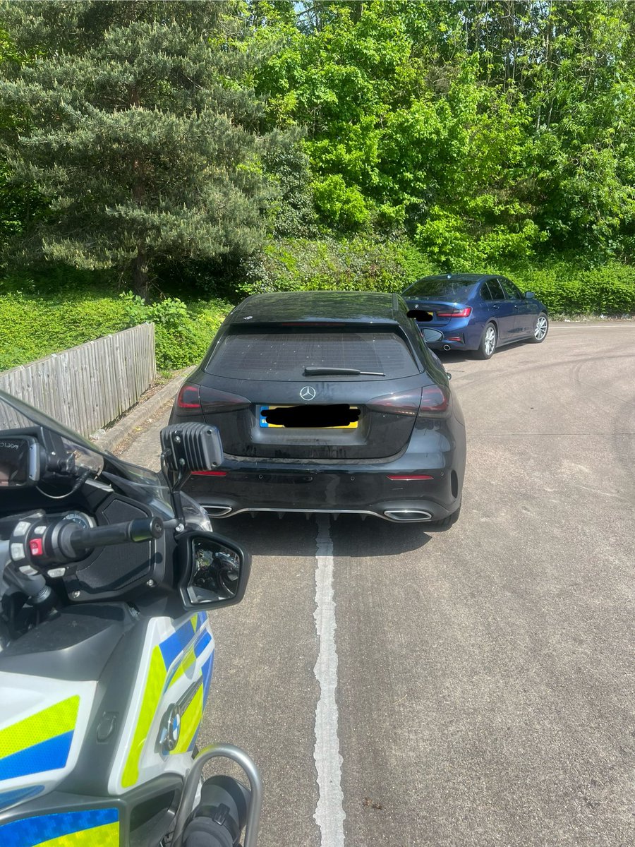 This vehicle was linked to high value fraud across the country and was sighted in Coventry by the #ANPRInterceptors. It was brought safely to a stop without any issues and 3 occupants were arrested with cash, phones and high value items all recovered.