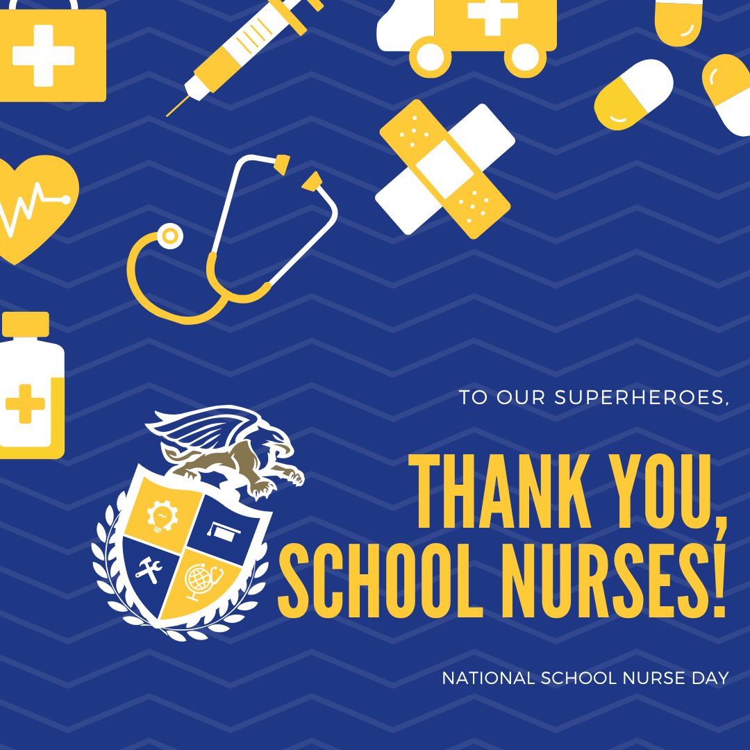 Behind #GLTHS's healthy school environment are calm, quick-thinking, and caring superhero #nurses. Making our school safer for students to learn & grow. We honor these #heroes! #NationalSchoolNurseDay #ThankANurse