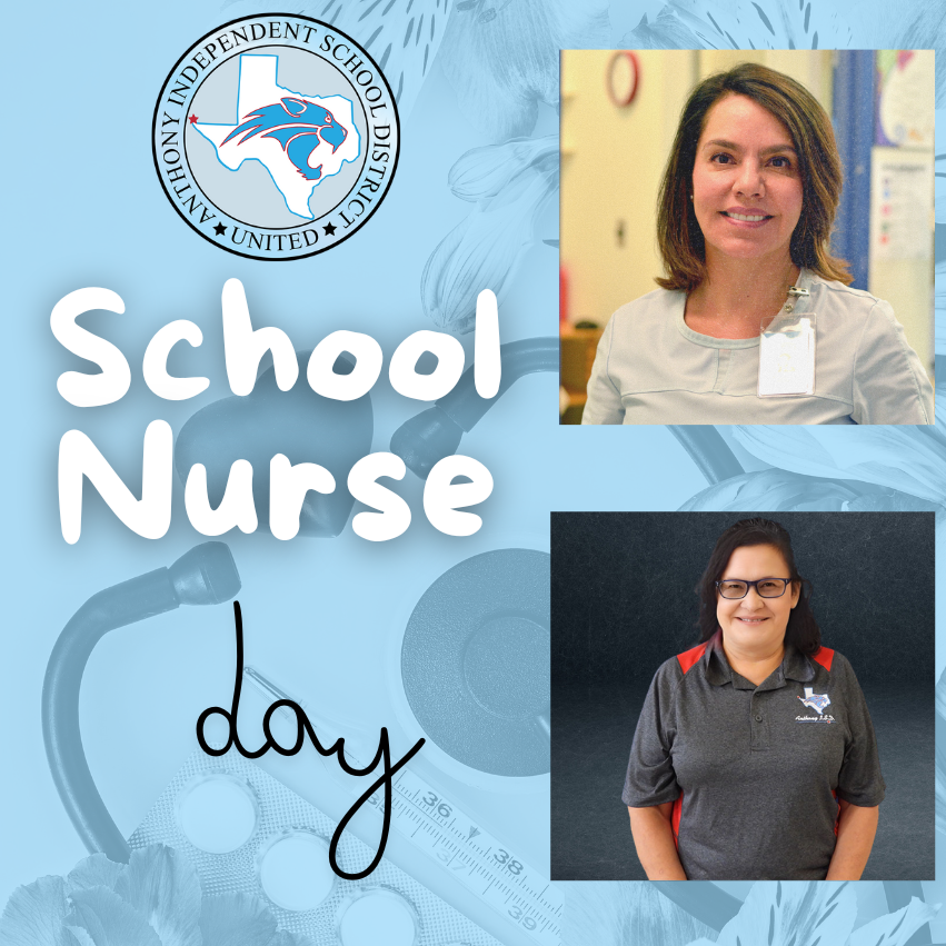 Today is School Nurse Day! 🩺 Anthony ISD celebrates and appreciates our school nurses for their dedication to keeping our students healthy and safe. They make a difference every day! ❣️
