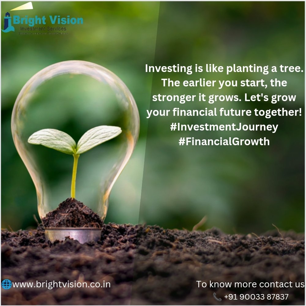 Think of investing like planting a tree. The sooner you start, the more it grows. Let's nurture your financial future together! 🌱💰 #InvestmentJourney #FinancialGrowth'
