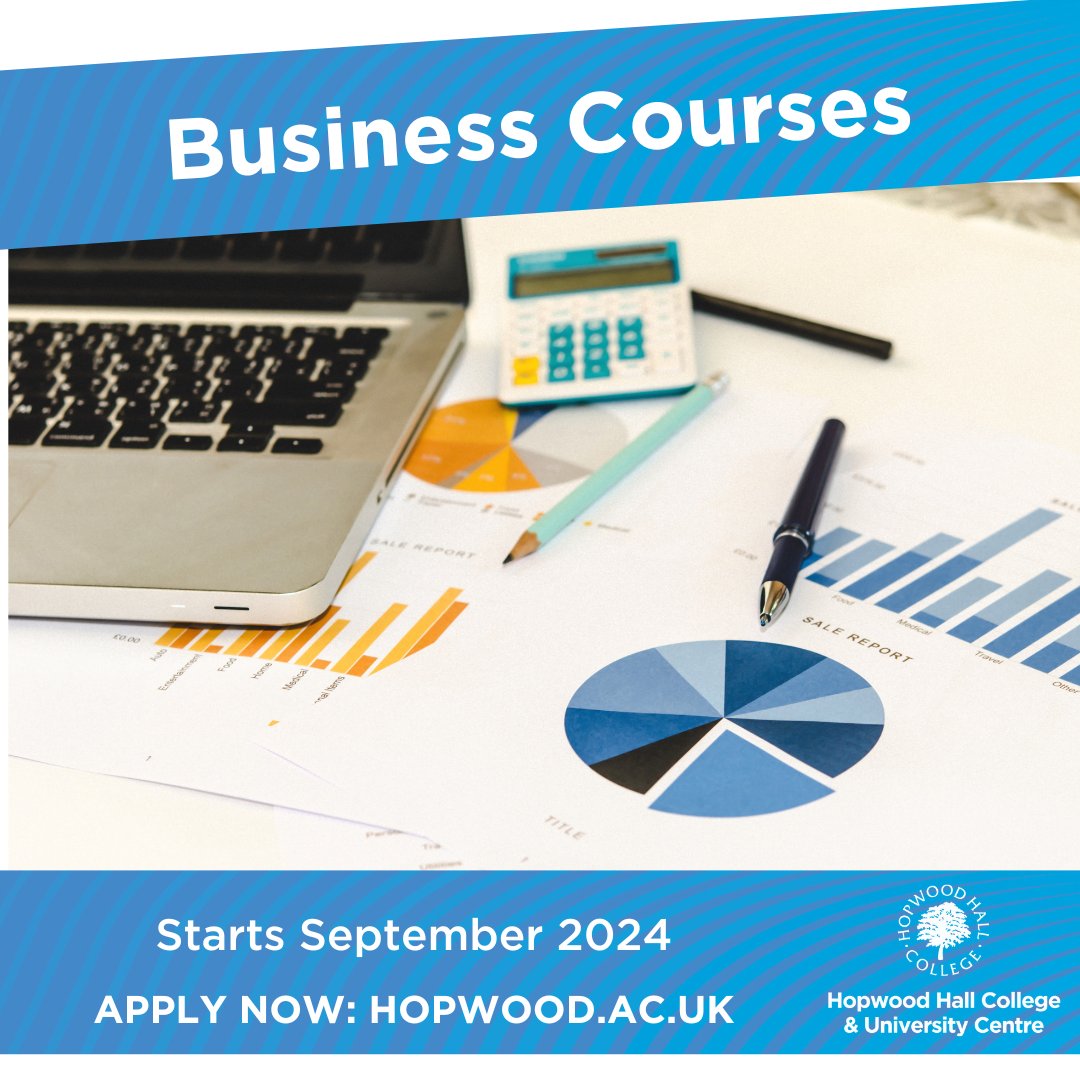 Why not start your business career with a full-time course starting in September? Study a Level 1, 2 or 3 Business qualification, as well as a T-Level in Accounting. There are so many possible career options to choose from - so let your ambition lead you to your dream job!