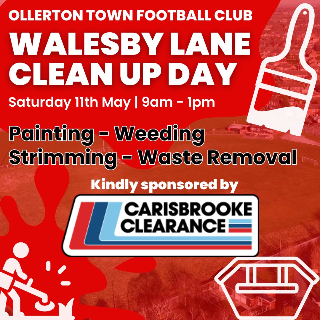 Ever watched Ground Force or DIY SOS and wanted to do something similar? Well this Saturday, we're giving you the chance! Any help you can provide would be massively appreciated! #UpTheTown 🔴⚫️