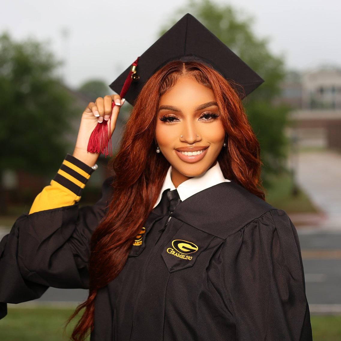 Congratulations, Myla Feaster on receiving your B.A. in Mass Communication. The Department of Mass Communication wishes you the best as you pursue your career in graphic design!  #gramfam @masscommgsu #gramgrad24 #CongratsGrad🐯