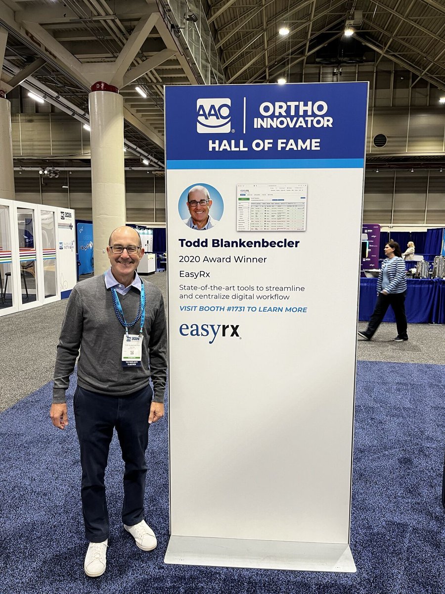 easyrx's tweet photo. Thank you to everyone who made this AAO in New Orleans a hit! And a special recognition to EasyRx CEO, Todd Blankenbecler who is officially an AAO Hall of Fame member! Todd is the heart, soul and brains of EasyRx and we wouldn't be where we are today without him! Congrats! 👏 https://t.co/fWJ3fSahQJ