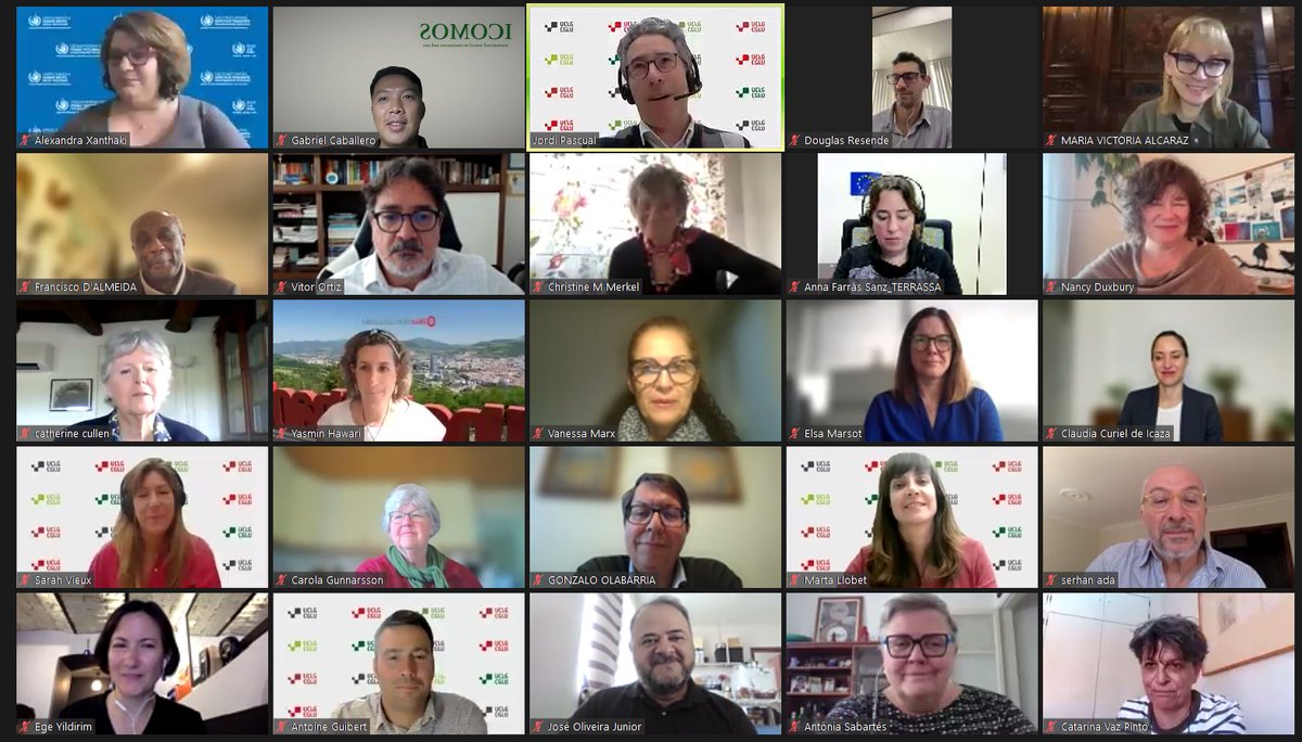 Finished the meeting of @agenda21culture on their 20th year anniversary of pushing for Agenda 21 for Culture. Why do we need a culture goal? 'Our lives matter, our culture and creative industries matter, our heritage and connection to the past matters!' youtube.com/watch?v=o3HZUV…