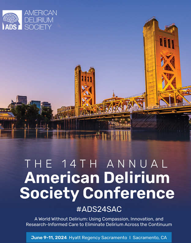 We are thrilled to announce that our highly anticipated conference program is now available for viewing! We eagerly await your participation in the insightful sessions, engaging workshops, and networking opportunities at this year's 14th Annual American Delirium Society