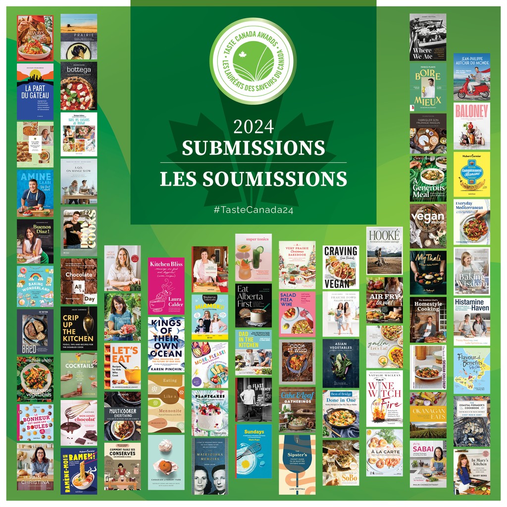 The 2024 #TasteCanada Submissions are in & there are 73 fantastic Canadian culinary books vying for a spot on the 2024 Shortlist! ⁠Check out the full list here: l8r.it/qa9Z
#TasteLovers #TasteCanada24 #cookbooks #canadiancookbooks #cookbookawards #foodwriting