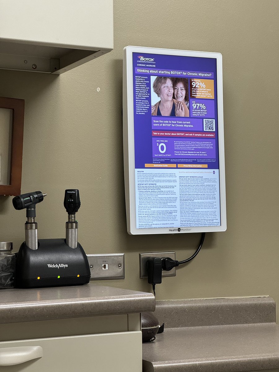 Mounting screens to show pharmaceutical ads in a doctors office is actually insane.