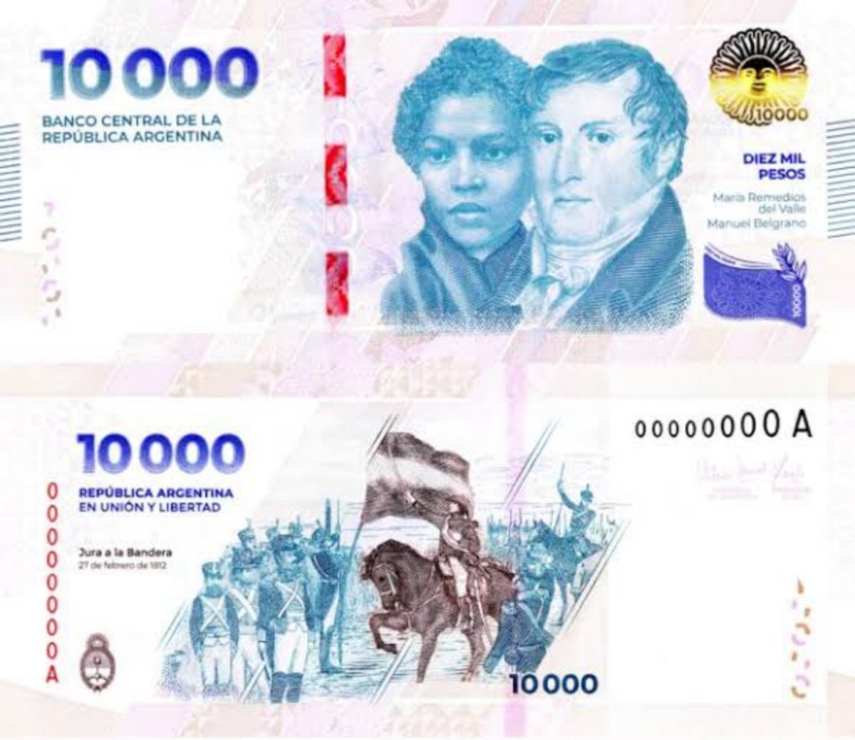 In response to the ongoing economic turmoil, Argentina has unveiled a new 10,000-peso banknote, equivalent to approximately $11.

This denomination is five times the face value of the previous largest bill, the 2,000-peso note.
emergin.ng/argentina-intr…