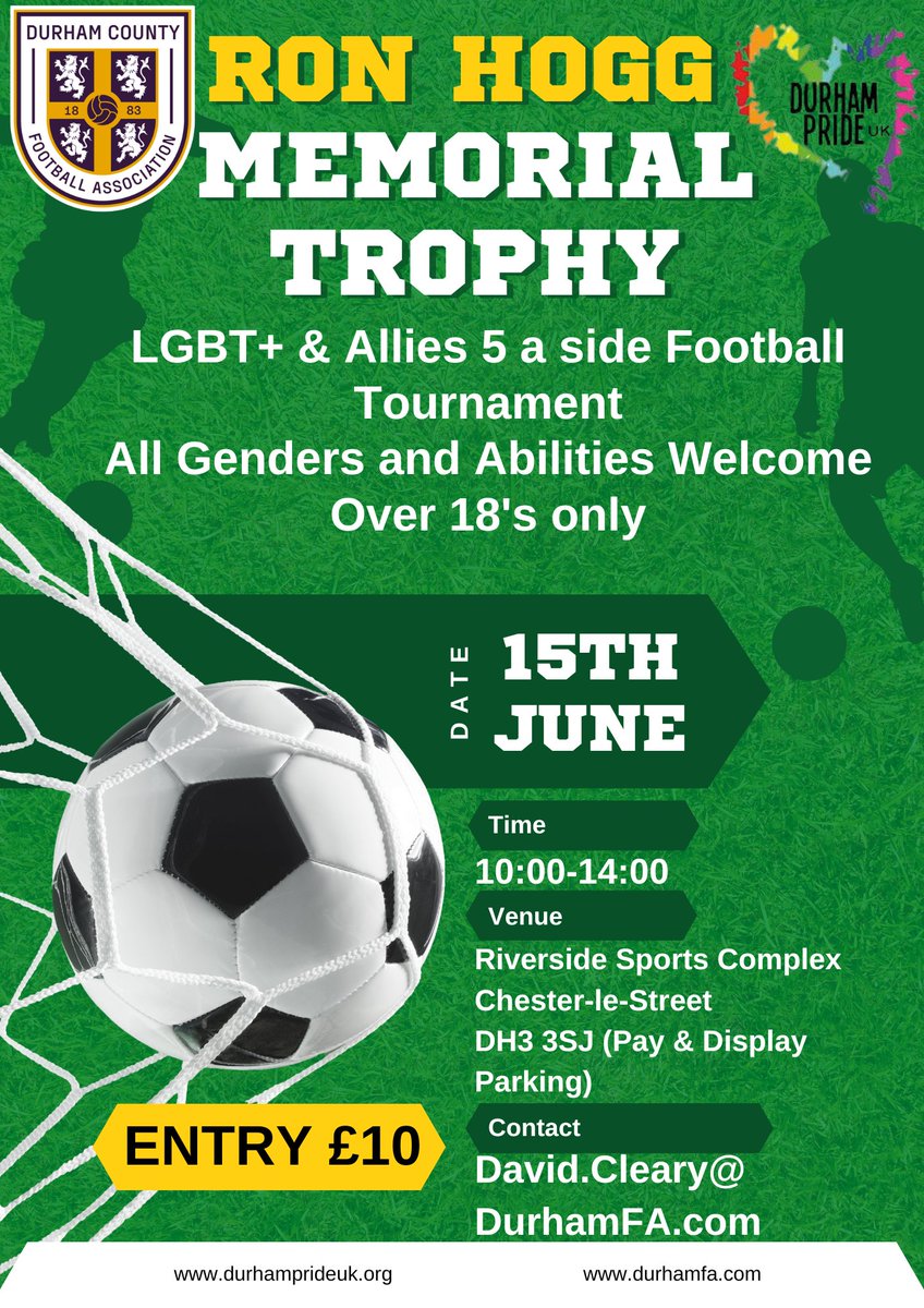 It's time to get your teams together for this football competition in memory of an amazing ally!