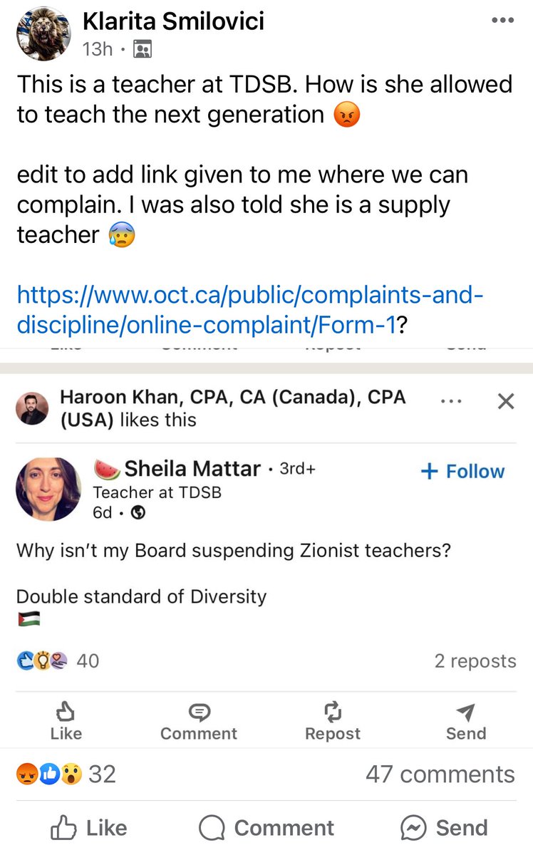 This is a Toronto supply teacher TDSB #stop_antisemitism #endjewhatred