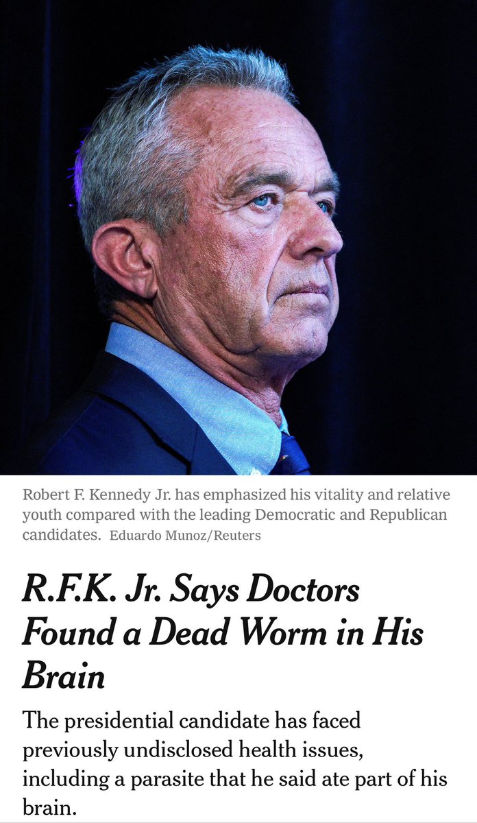 Wait, hold on, it doesn’t get any better than this… Hey RFK Jr your reminder that @PeterHotez is the world’s foremost global expert in… *checks notes* parasitic worms of the human brain! Maybe you should, oh I don’t know, listen to the medical experts? 😬 Just sayin… 🤭