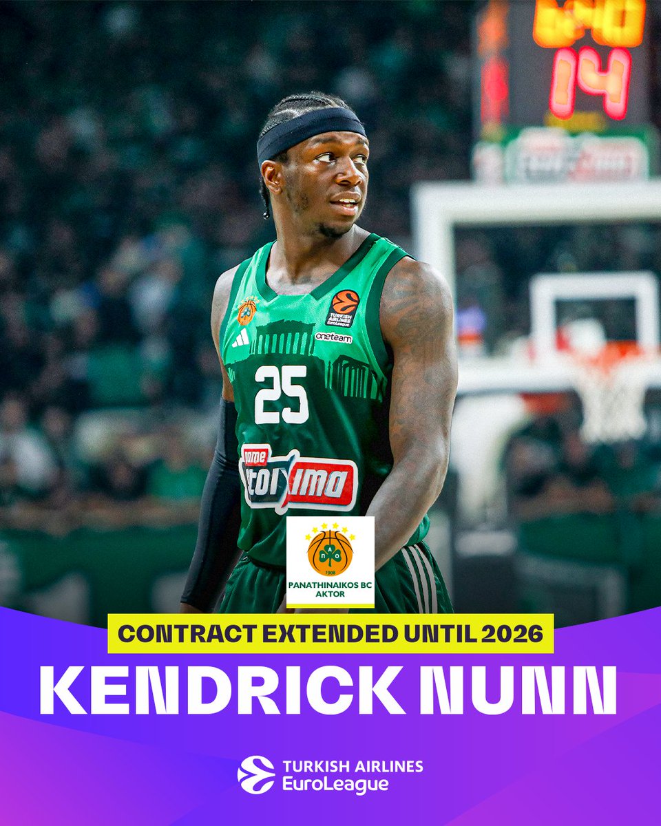 HE'S STAYING!☘️

@nunnbetter_ signed today a contract extension with @paobcgr until 2026✍️