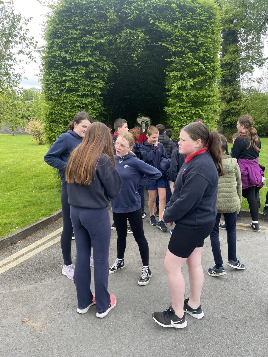 Thanks to Fiona and Dorothy from @dromolandcastle who gave 5th class a sustainability tour of the Dromoland Resort. It was fantastic as were the refreshments.