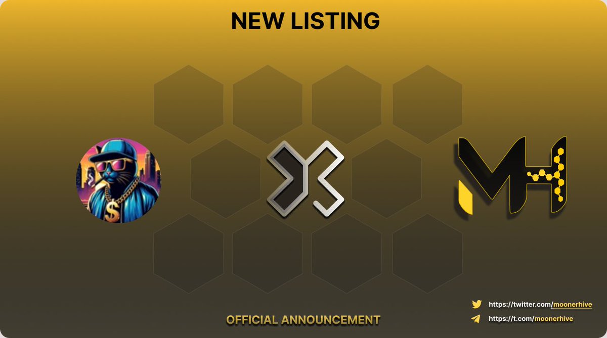 🚀 Exciting News! 🚀 We're thrilled to welcome $SNOOPCAT to Moonerhive! 🎉 visit now to know more about $SNOOPCAT. 🌟 #Cryptocurrency #NewToken #MoonerHive Explore more: moonerhive.com/token-details/…