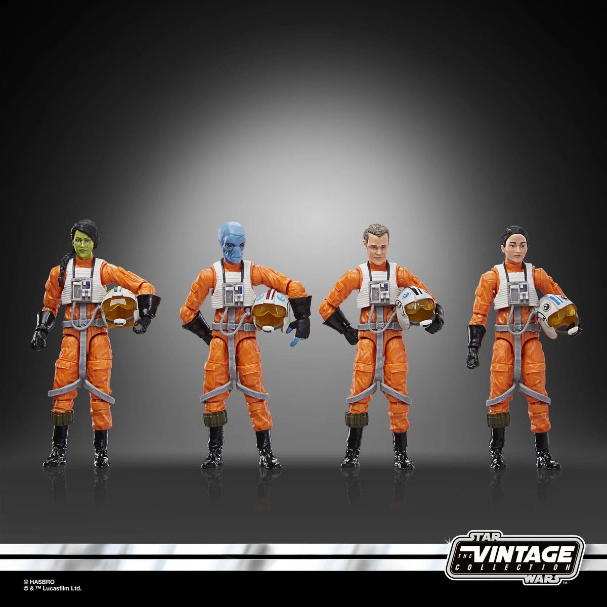🚨NOVEDAD🚨
📸 Pilotos X-Wing 4-pack
🎬 Star Wars
👉 Hasbro
➡️ The Vintage Collection
📅 Sep. 2024
💶 64.99€ en @HasbroPulse
📝 Ya en preorder
🤔 Multipack de pilotos de X-Wing de distintas razas.

#StarWars #TheVintageCollection