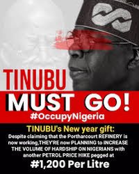 Shouting Tinubu Must Go is a waste of time. Endsars was taken to the street and so is whatever action that will send a strong message to the APC. Those people ears are damaged 😁 They can’t hear #TinubuMustGo