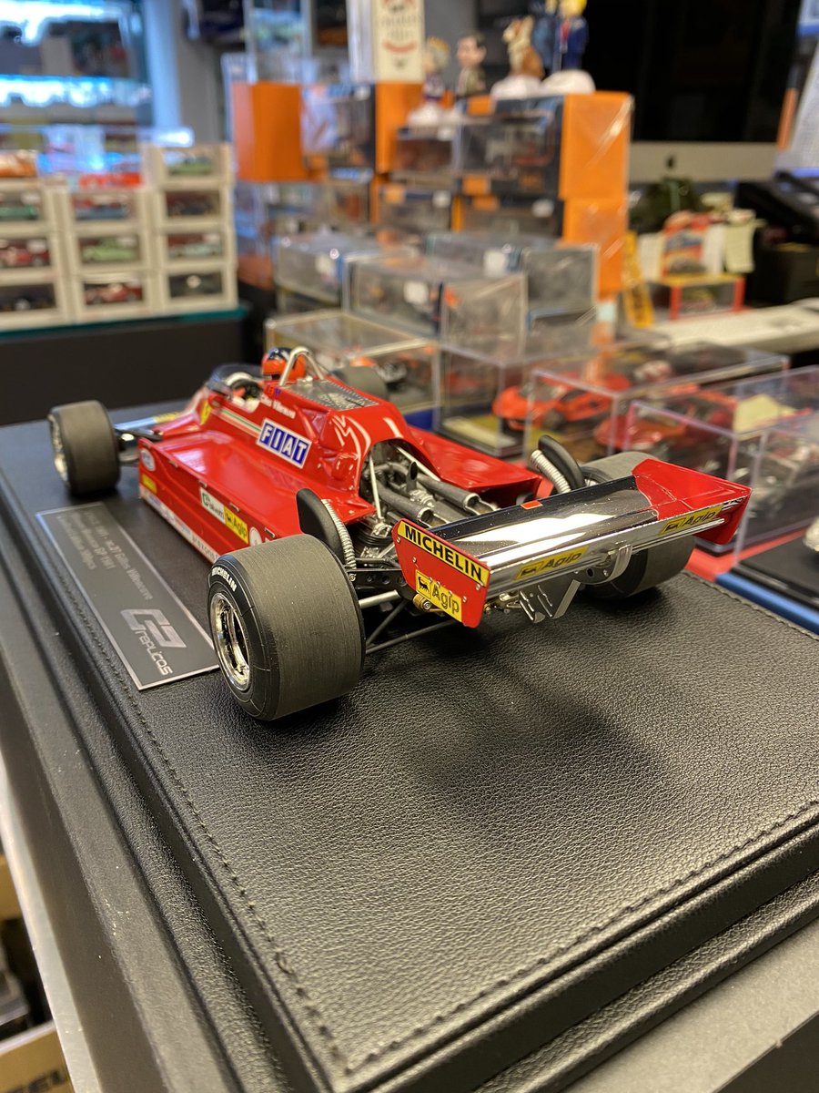 Ferrari 126 CK 1981 Gilles Villeneuve Winner Monaco GP Replicas Scala 1:18 #tinycars #gpreplicas #ferrari #ferrarif1 #scala118 #modellismo #gillesvilleneuve #scalemodels #collection