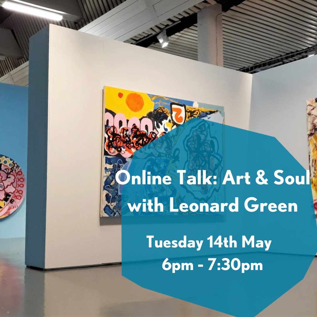 We still have some places available for Len Green's online talk on the 14th May, from 6pm-7pm. Len will be talking about his experiences as an artist, a teacher, and a curator, as well as all things art and Northern Soul. Book your free place here: bit.ly/3JzxSQD