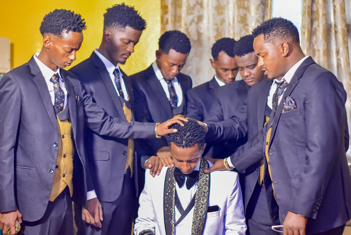 Every man needs a prayerful squad. We are in trying times. 

Appointments☎️: 0718923082
Whatsapp🌐: 0114122510
Location📍: Trust Mansions 1st Floor opposite City Market Tubman road.
-------------------------------------
#PrayerMoves 
#SharpStyle
#ModernSuits
#WeddingSuits