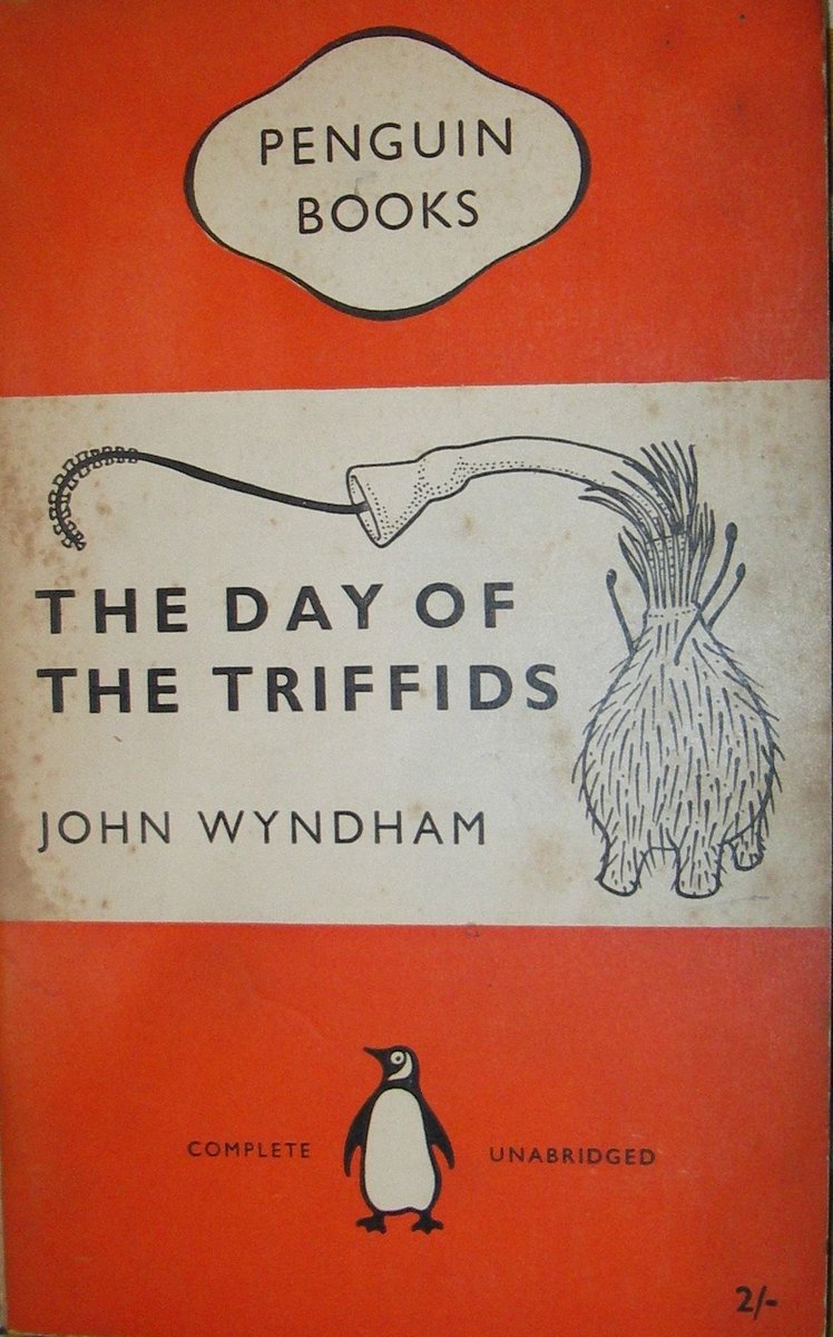 50 years ago today, Bill Masen woke up in the hospital to find everyone else in the world blind after a freak, green meteor shower. And walking killer plants are on the loose! The Day of the Triffids has begun!!!