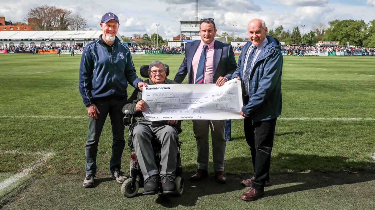 💙 Thanks to @FriendsBlues for their continued support, including a recent cheque presentation for £25,000 🤝 🤔 Want to learn more about FOBs? Join their fundraising efforts from as little as £7 per month ℹ️➡️ bit.ly/JoinFOBs 😃 Exciting news coming 🔜 #BluesFamily