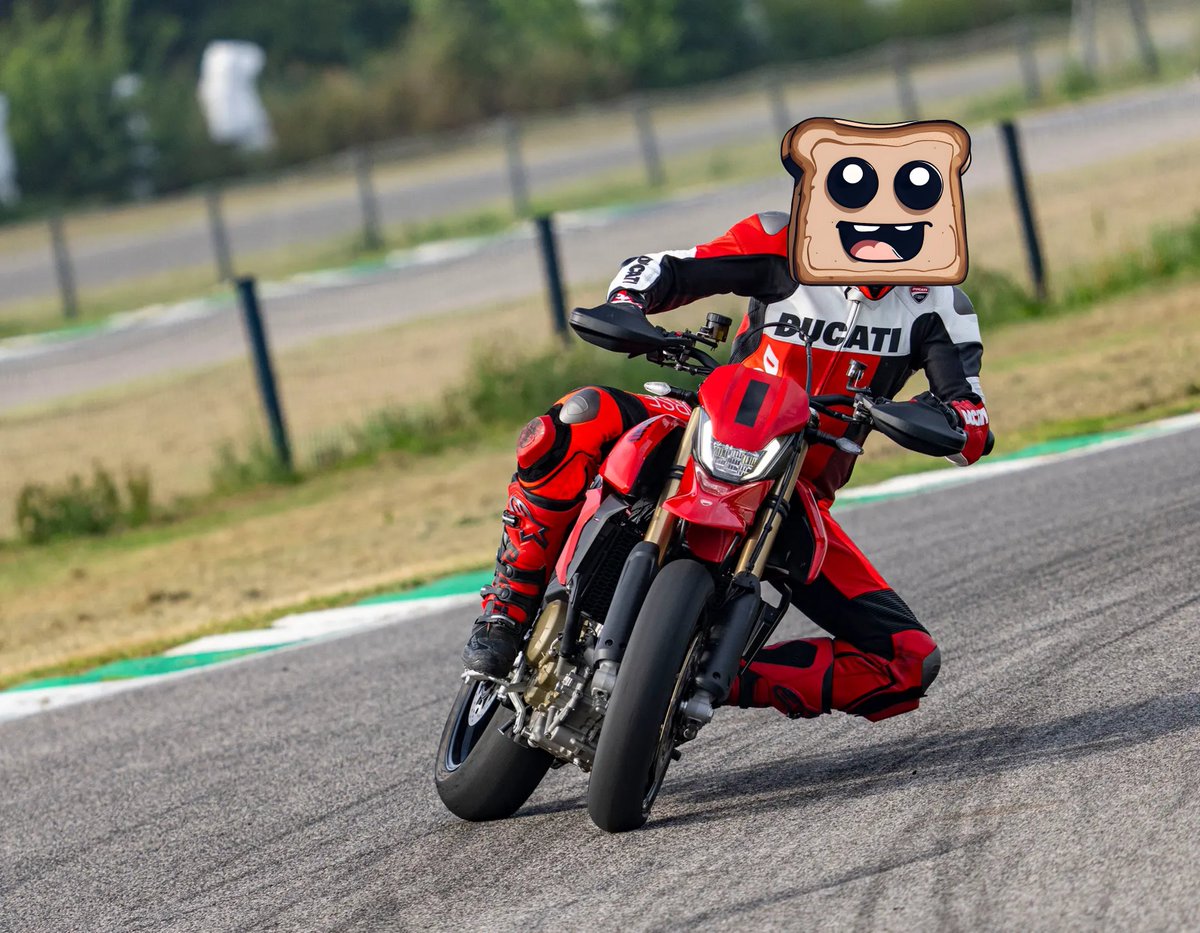 Toastie is pretty handy on two wheels! 😉😎

toastiecoin.com

#Motorbikes #Ducati #Speed #RideOrDie #BikerLife #AdrenalineJunkie #BornToRide #TwoWheels #OpenRoad #RevItUp #altcoin #altcoins #animation #artwork #Bitcoin #blockchain #cartoons #characterdesign #crypto…