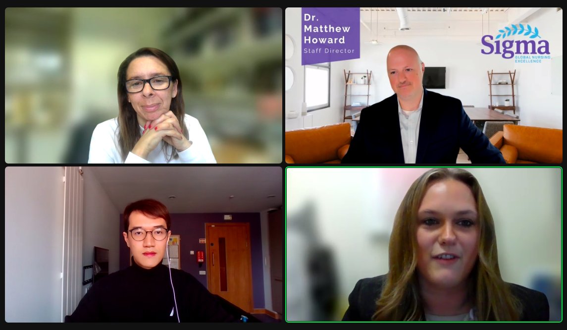 NursingNow2020's tweet photo. What a panel!❤️ You'd be hard-pushed not to be moved &amp; inspired by the dedication &amp; passion of these 4! As always, we'll upload the recording of this #WelcomeWebinar to our #YouTube channel this afternoon. Check it out! 

#Leadership #Nurses #Midwives https://t.co/D8PhTFqeaX