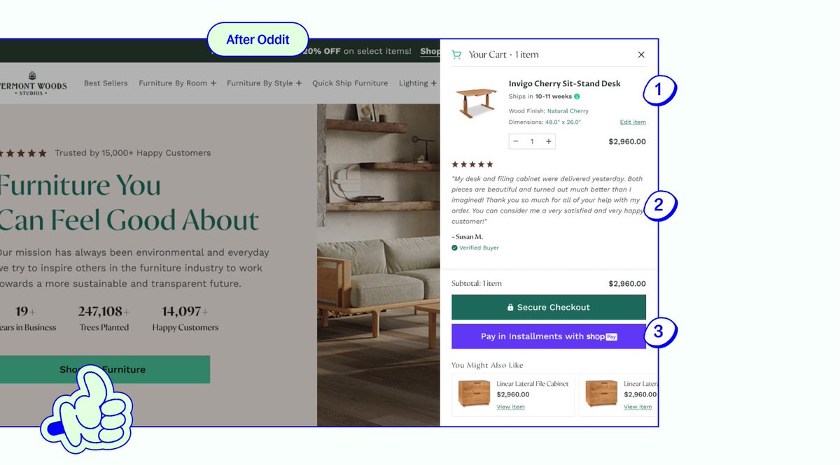 itsOddit's tweet image. Yes, the main goal of the cart is for customers to review their order, and take action – but that doesn&apos;t mean you can&apos;t make things easier on them and build some trust along the way.

Here&apos;s 3 changes for a higher converting cart: