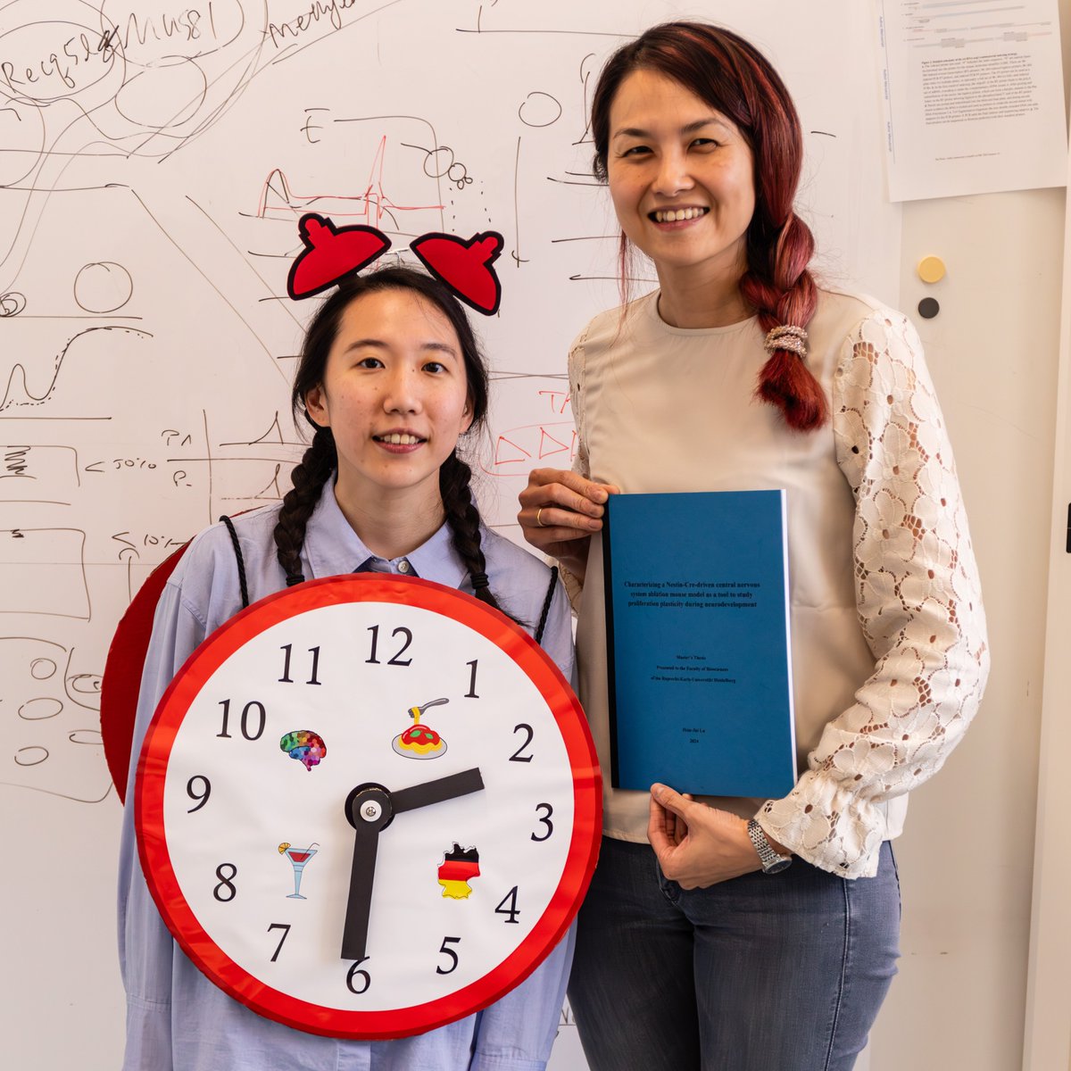Peggy Pei-Chi Wei (@peichiwei1) on Twitter photo The second master thesis from the lab! <a href="/Jessica36910191/">Jessica Lu</a> successfully defended her Master's thesis yesterday. Congratulations! She worked around the clock with <a href="/DiMuzioGiulia/">Giulia Di Muzio</a> to investigate #brain #development and will continue her #PhD <a href="/DKFZ/">DKFZ</a> . Keep working and playing hard! The second master thesis from the lab! <a href="/Jessica36910191/">Jessica Lu</a> successfully defended her Master's thesis yesterday. Congratulations! She worked around the clock with <a href="/DiMuzioGiulia/">Giulia Di Muzio</a> to investigate #brain #development and will continue her #PhD <a href="/DKFZ/">DKFZ</a> . Keep working and playing hard!