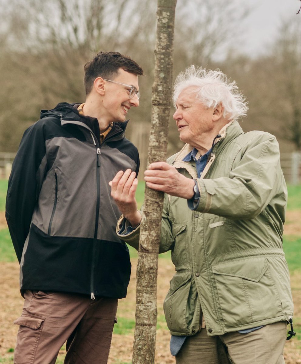 It’s David Attenborough’s 98th birthday today and I was lucky enough to meet him on a habitat conservation project last year. 

My mum had met him a few years earlier and had always held it over me, so it was mainly just a relief to get even with her!