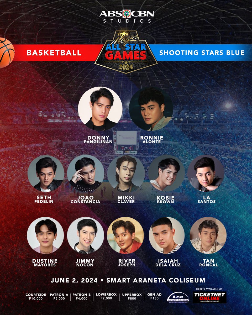 starmagicphils's tweet photo. Cong, hinamon si Donny Pangilinan at Ronnie Alonte⁉️

Cong’s Anbilibabol Basketball will go head-to-head with the Star Magic Team Blue!

Watch the #StarMagicAllStarGames2024 on June 2 at the Araneta Coliseum—TICKETS NOW AVAILABLE! https://t.co/Gf80Dy9kaR