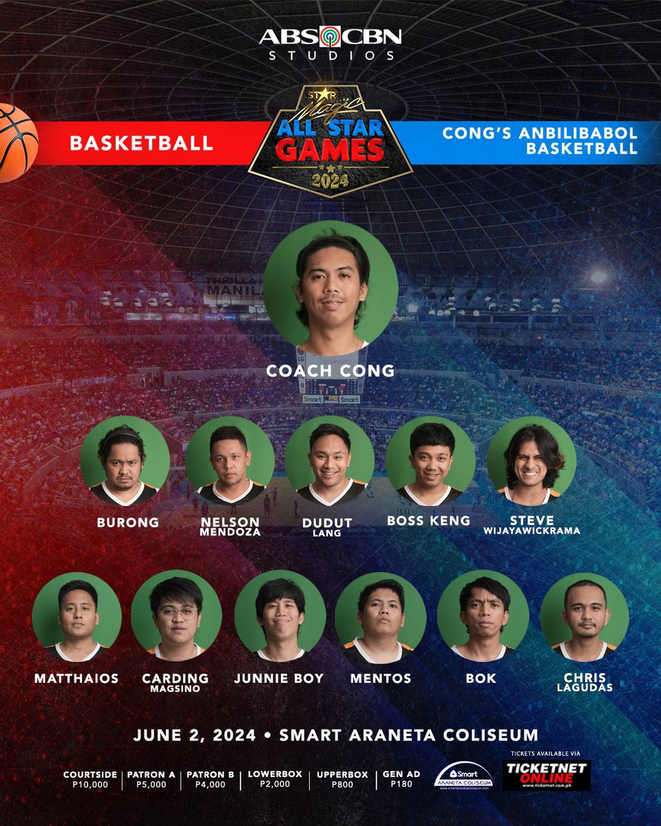 Cong, hinamon si Donny Pangilinan at Ronnie Alonte⁉️ Cong’s Anbilibabol Basketball will go head-to-head with the Star Magic Team Blue! Watch the #StarMagicAllStarGames2024 on June 2 at the Araneta Coliseum—TICKETS NOW AVAILABLE!