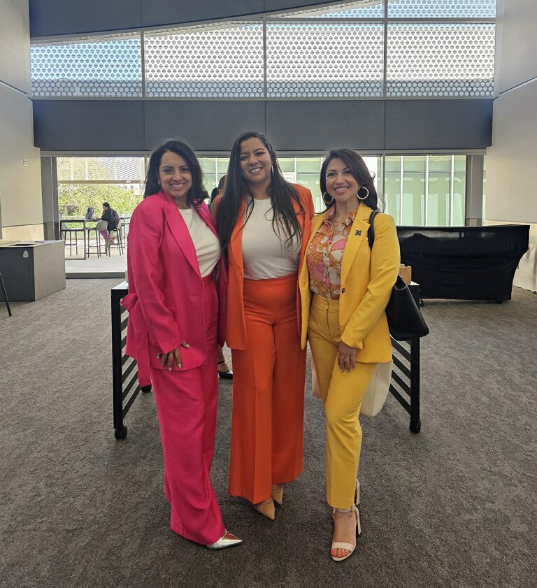 16 years ago, I interned at the CA state capitol, & I would wear bright colors. My supervisor told me to wear black, navy blue, or dark brown to be more professional. Today, I'm back at the capitol, and excited to see all the bright colors. #StayTrueToWhoYouAre #LatinaActionDay