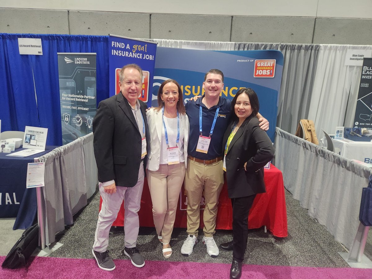 Have you seen our team at Riskworld 2024 👀

Make sure to stop by booth 900 to see our team alongside our sister company, InsuranceStaffing.com!
#riskworld #insurancejobs #insureyourfuture #rims