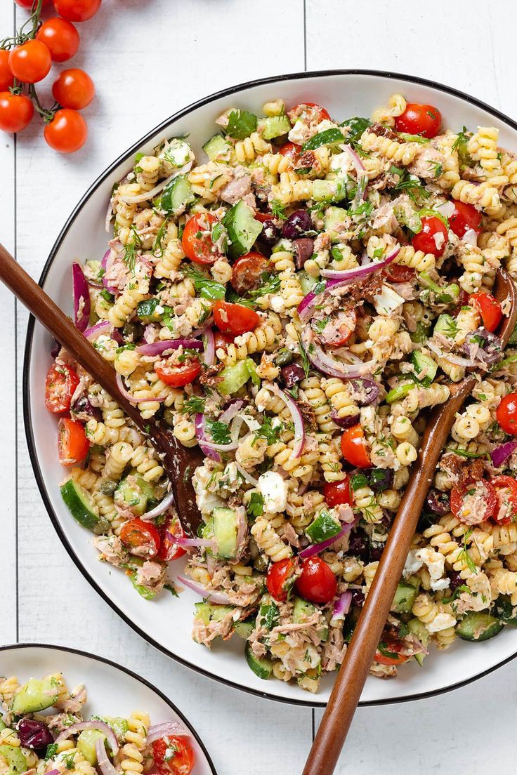 Tuna pasta salad 
#foodlover #HealthyEating