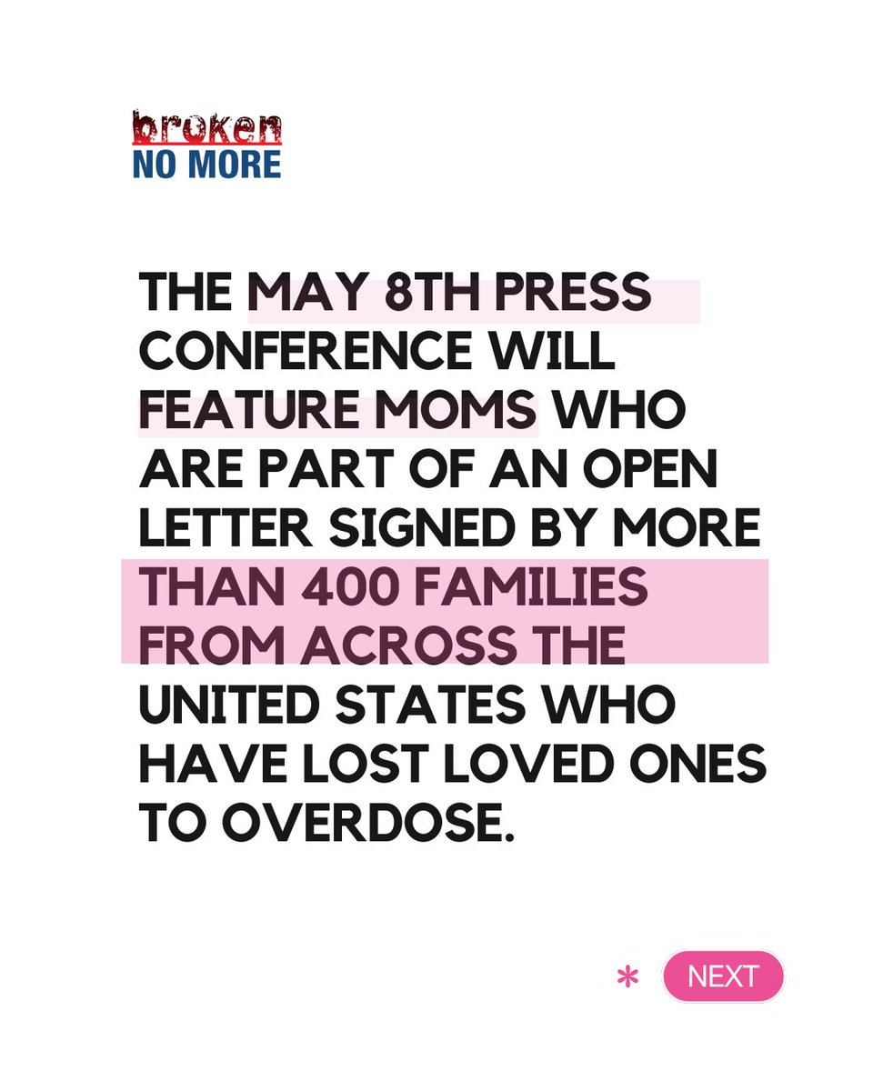 Have you RSVP'd to the Broken No More press conference happening today? Bereaved mothers are urging lawmakers to stand firm against attempts to double down on the punitive policies as a response to the overdose crisis. vitalstrategies.zoom.us/webinar/regist…