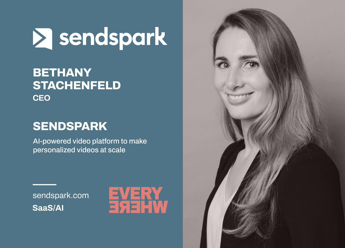 📺The power of video is transformative and @sendspark's #AI-powered platform enables personalized #video creation at scale, revolutionizing #sales, #marketing, and #automation efforts. Co-founder & CEO @BethStachenfeld shares more in Founders Everywhere: ideas.everywhere.vc/p/sendspark-be…