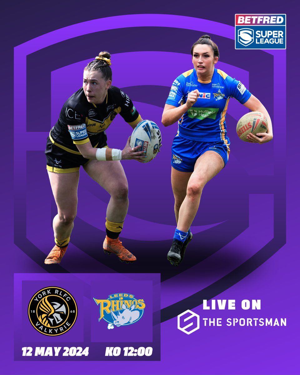 Live Women's #SuperLeague will be shown this weekend on <a href="/TheSportsman/">The Sportsman</a>! 📲