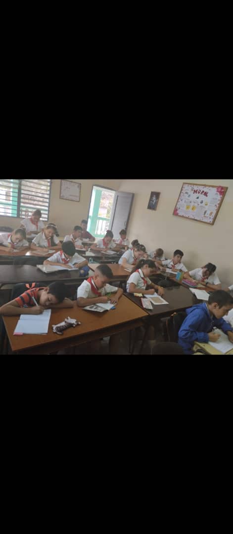 Escuela primaria Coco Peredo intensiona a través de la asignatura Historia de Cuba su respaldo a Palestina