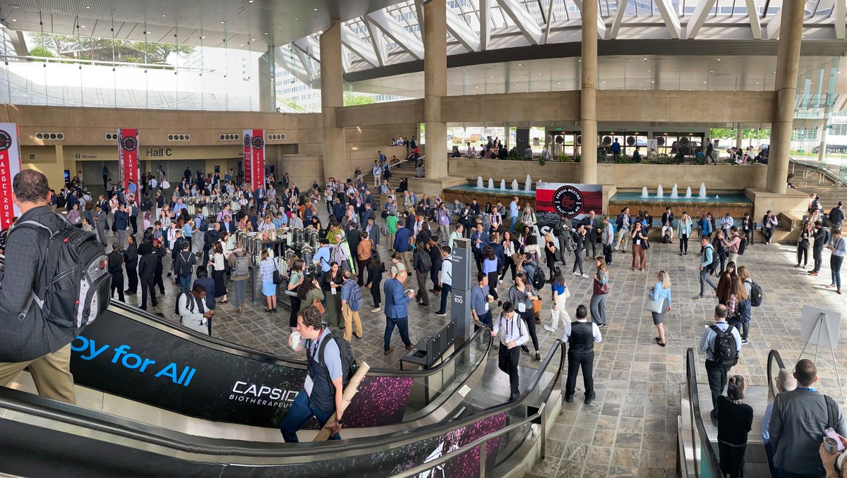 Leaving the morning session at #ASGCT2024 this morning and the Baltimore convention center is definitely filling up! #ASGCT #ASGCT24