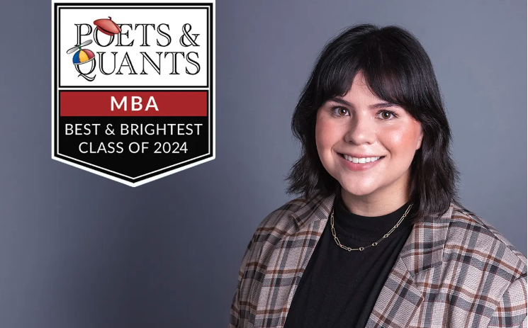 “A curious creative with a passion for instilling confidence in others and leading with empathy.” Congratulations to Olivia Ramos on being named one of @poetsandquants' 2024 Best & Brightest MBAs. bit.ly/3WwUw3O